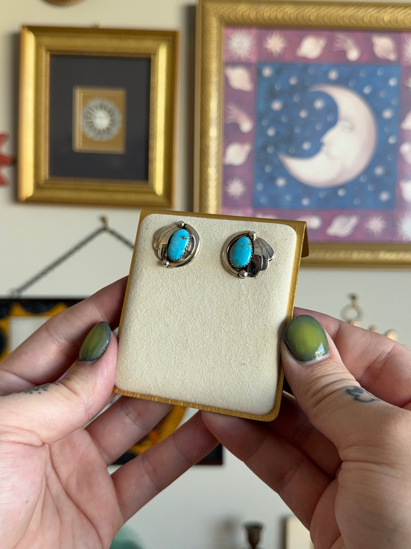 Turquoise earrings
