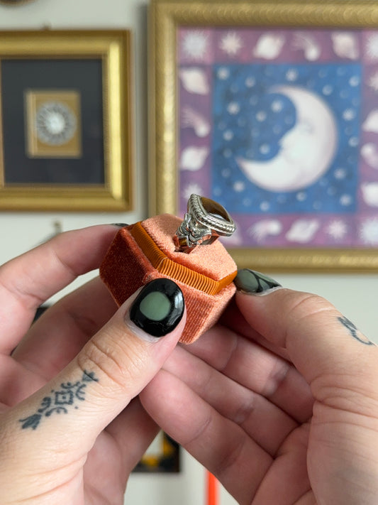 Tigers eye ring