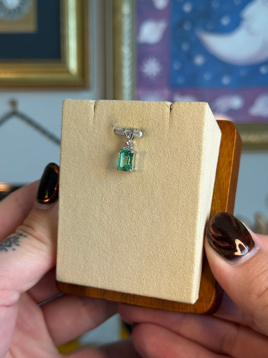 Green tourmaline pendant