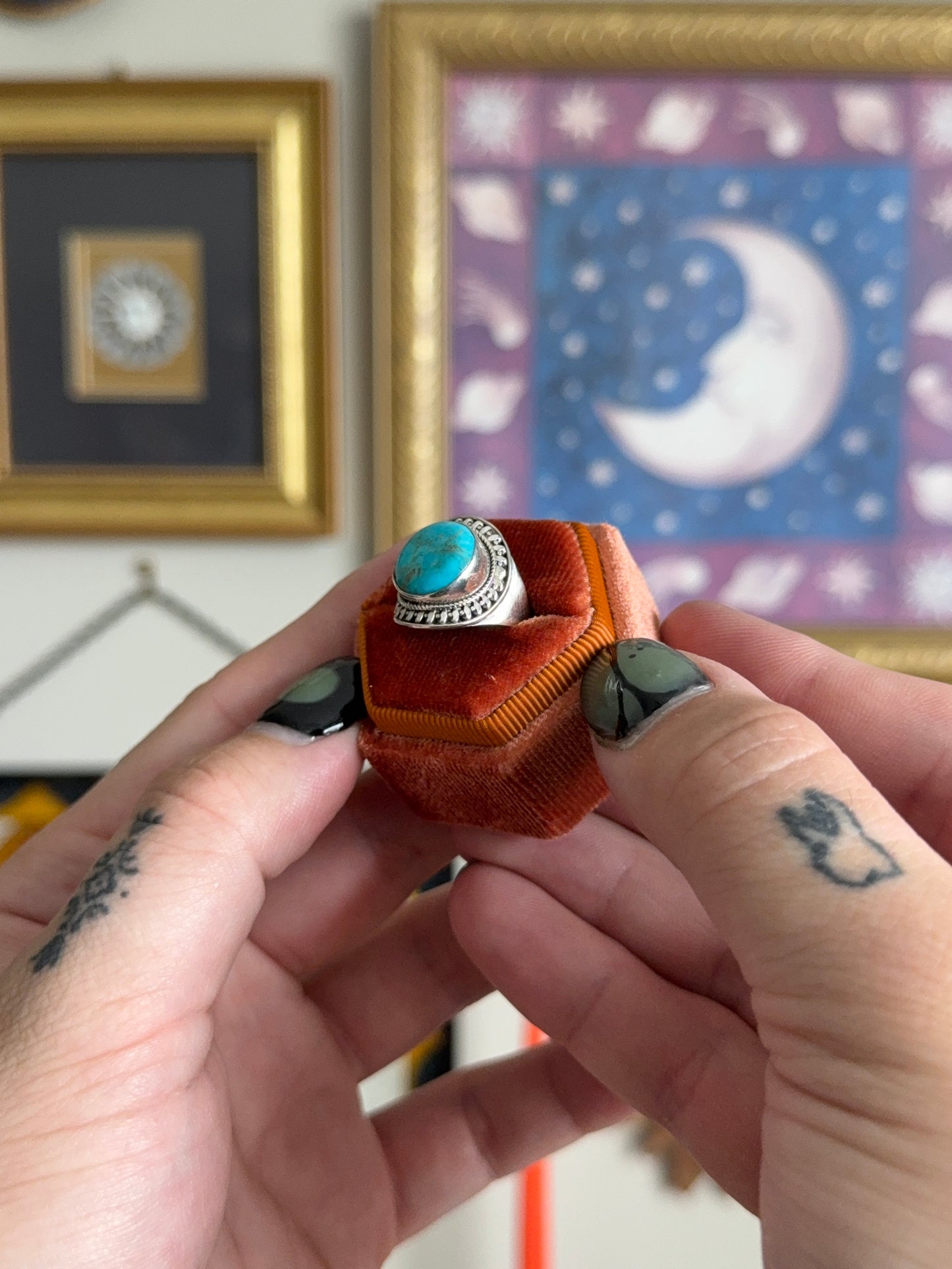 Chunky turquoise band