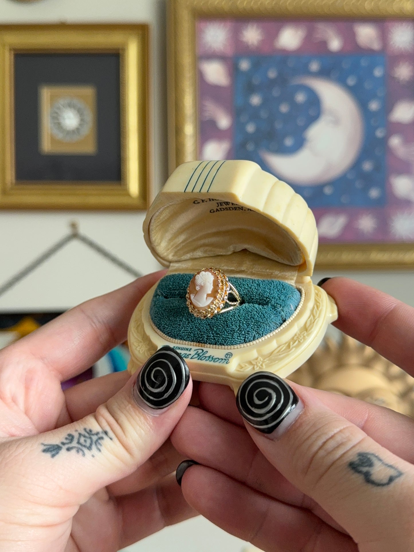 Ornate Cameo ring