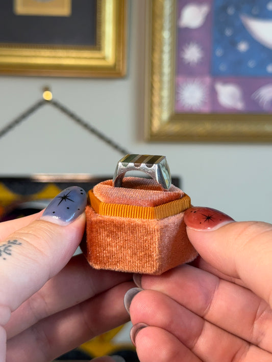 Multi inlay signet