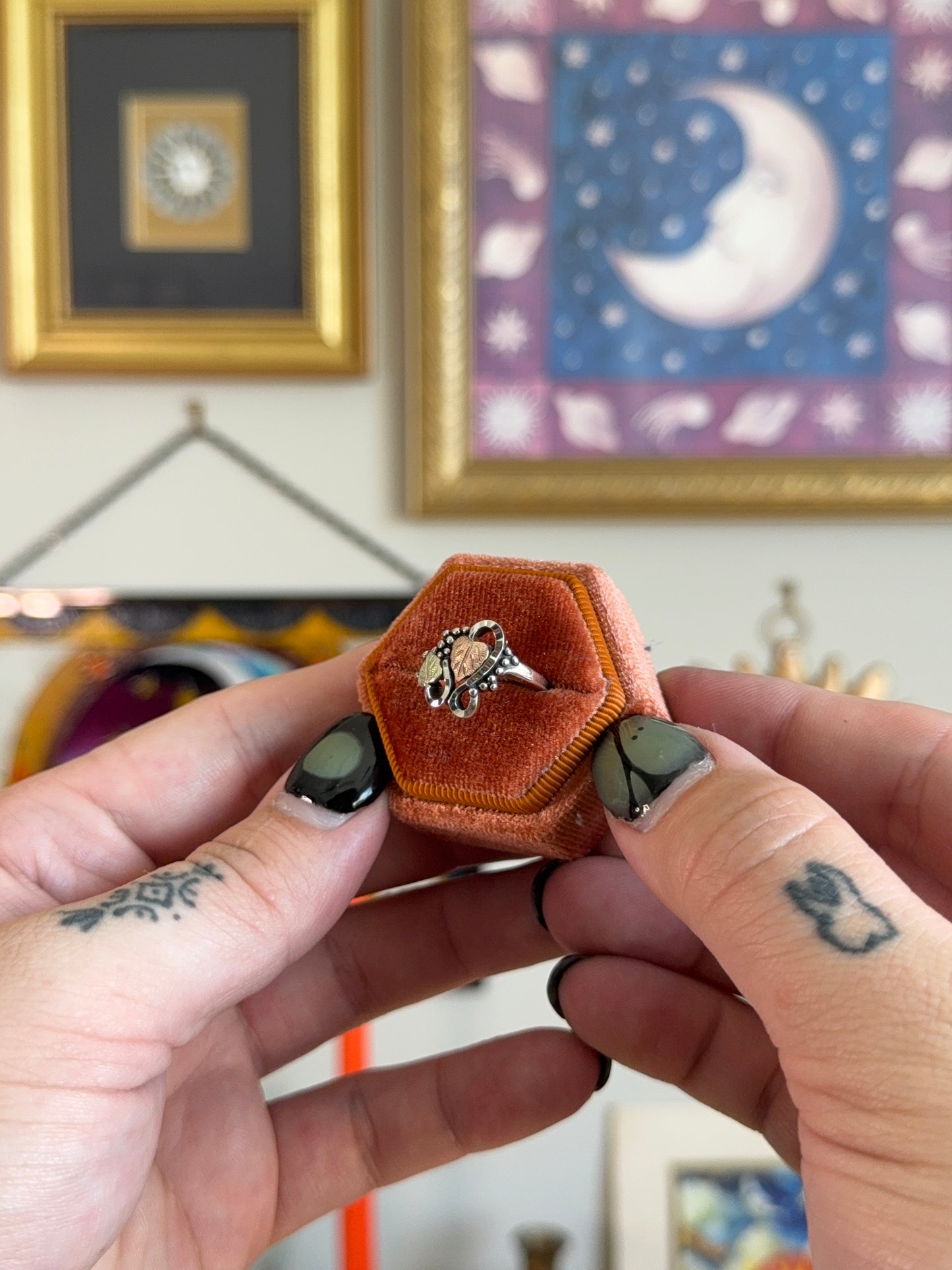 Black hills silver ring