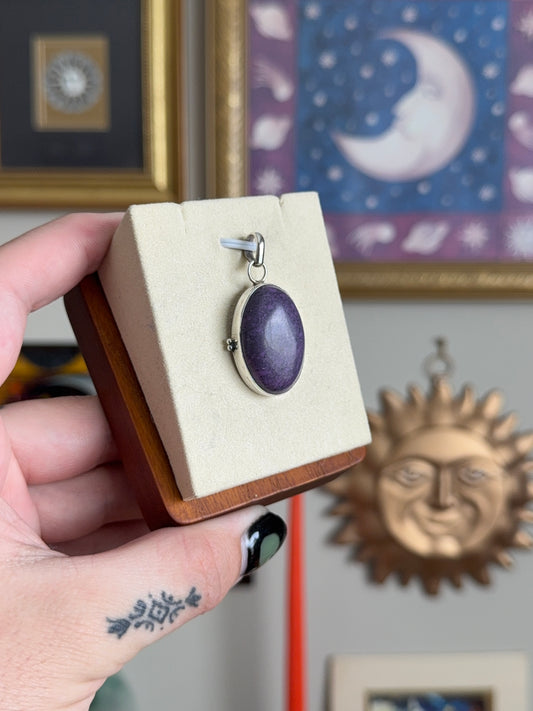 Charoite pendant