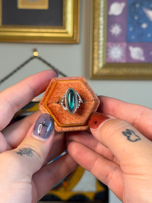 Elongated Abalone ring