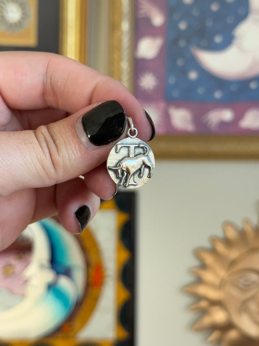 Silver Taurus Pendant
