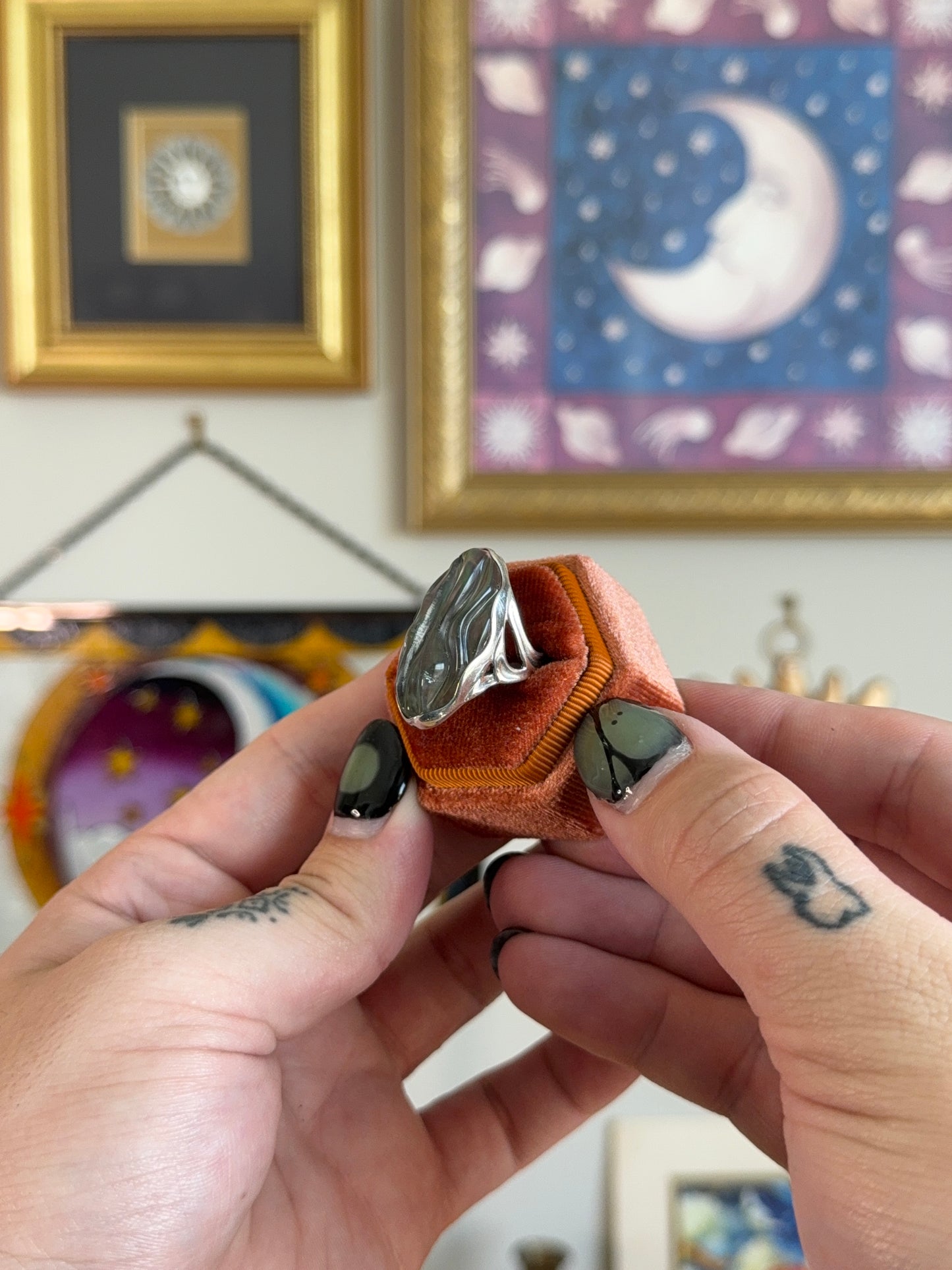 Carolyn pollack abalone ring