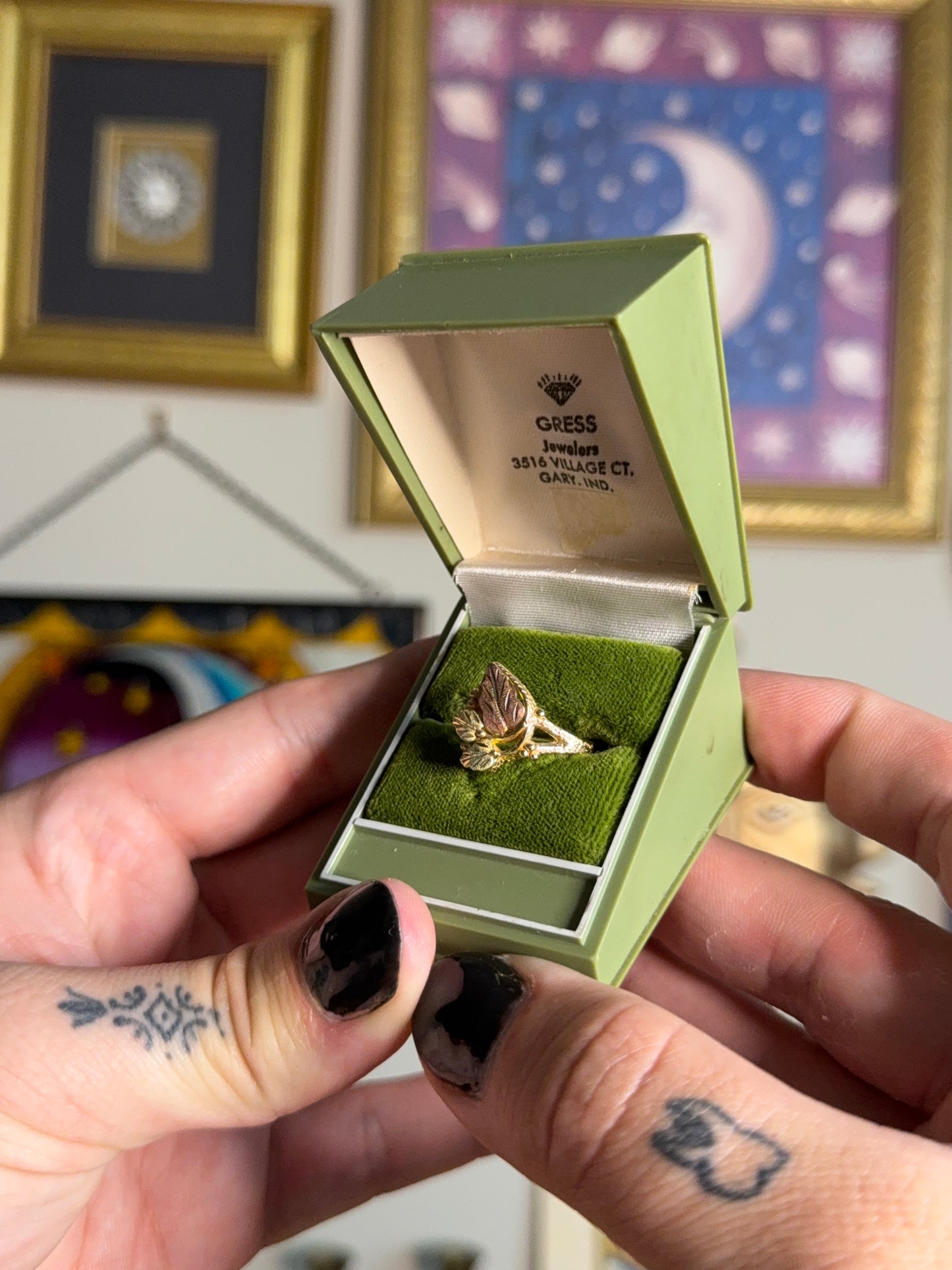 Black hills gold ring