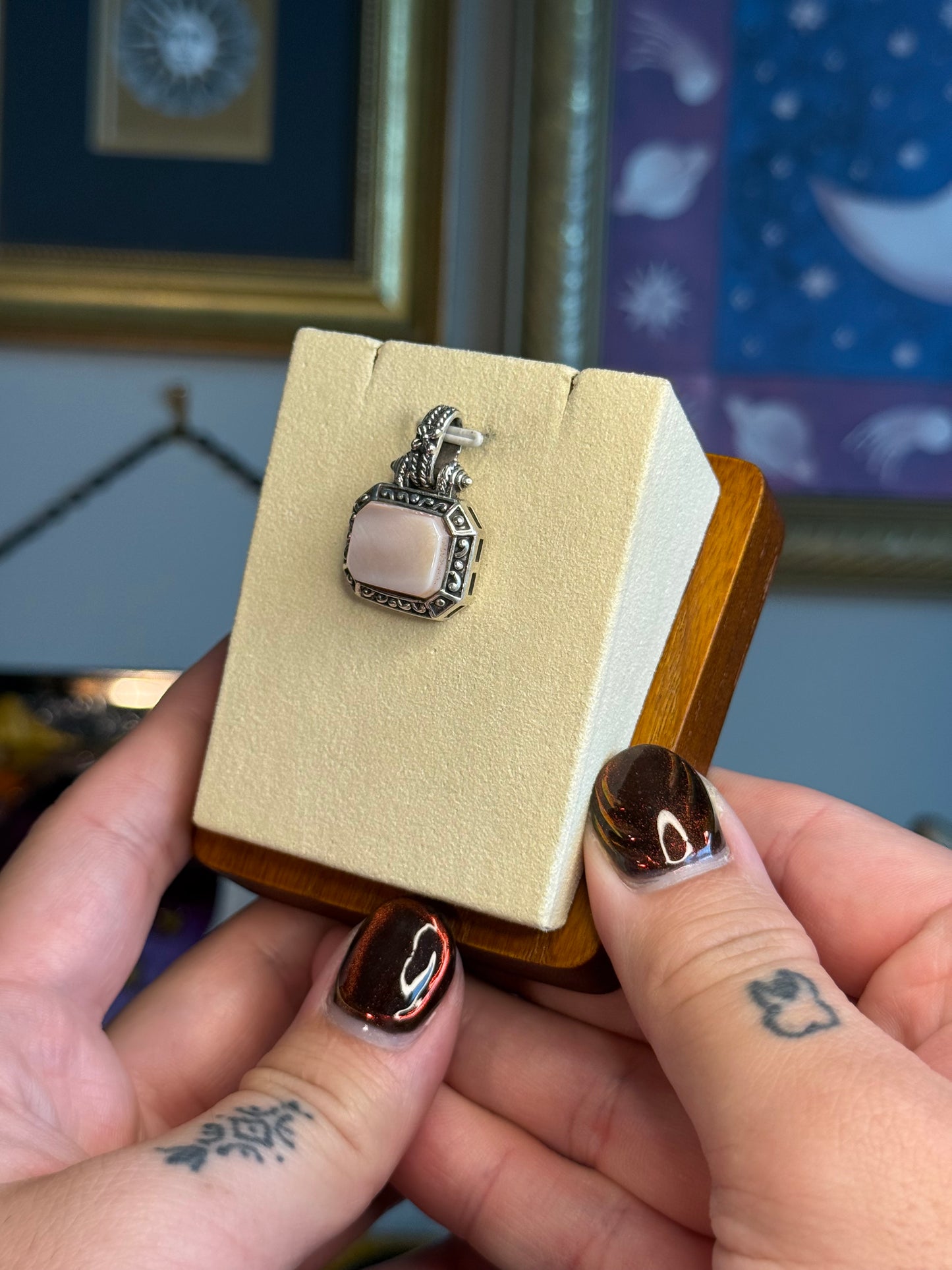 Mother of pearl East to West pendant