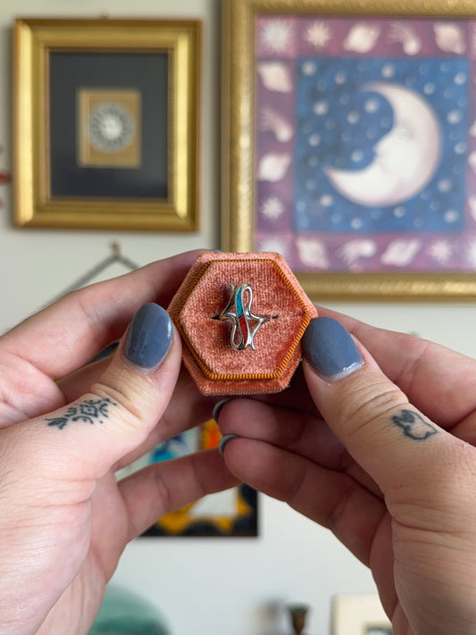 Intricate inlay ring