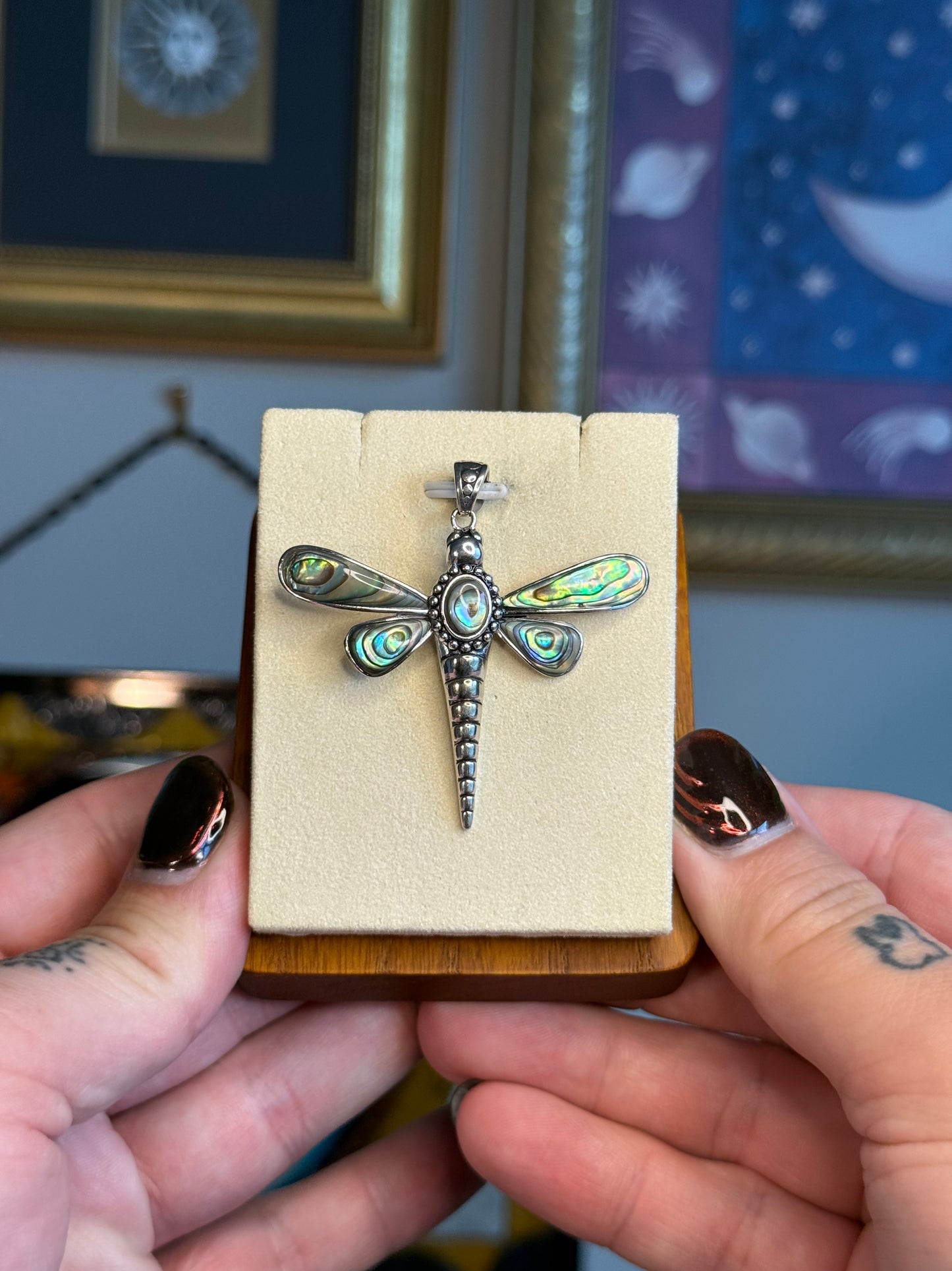 Abalone Butterfly pendant