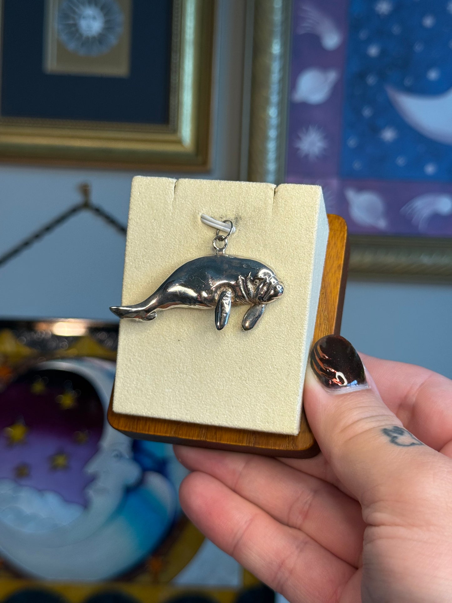 Manatee pendant