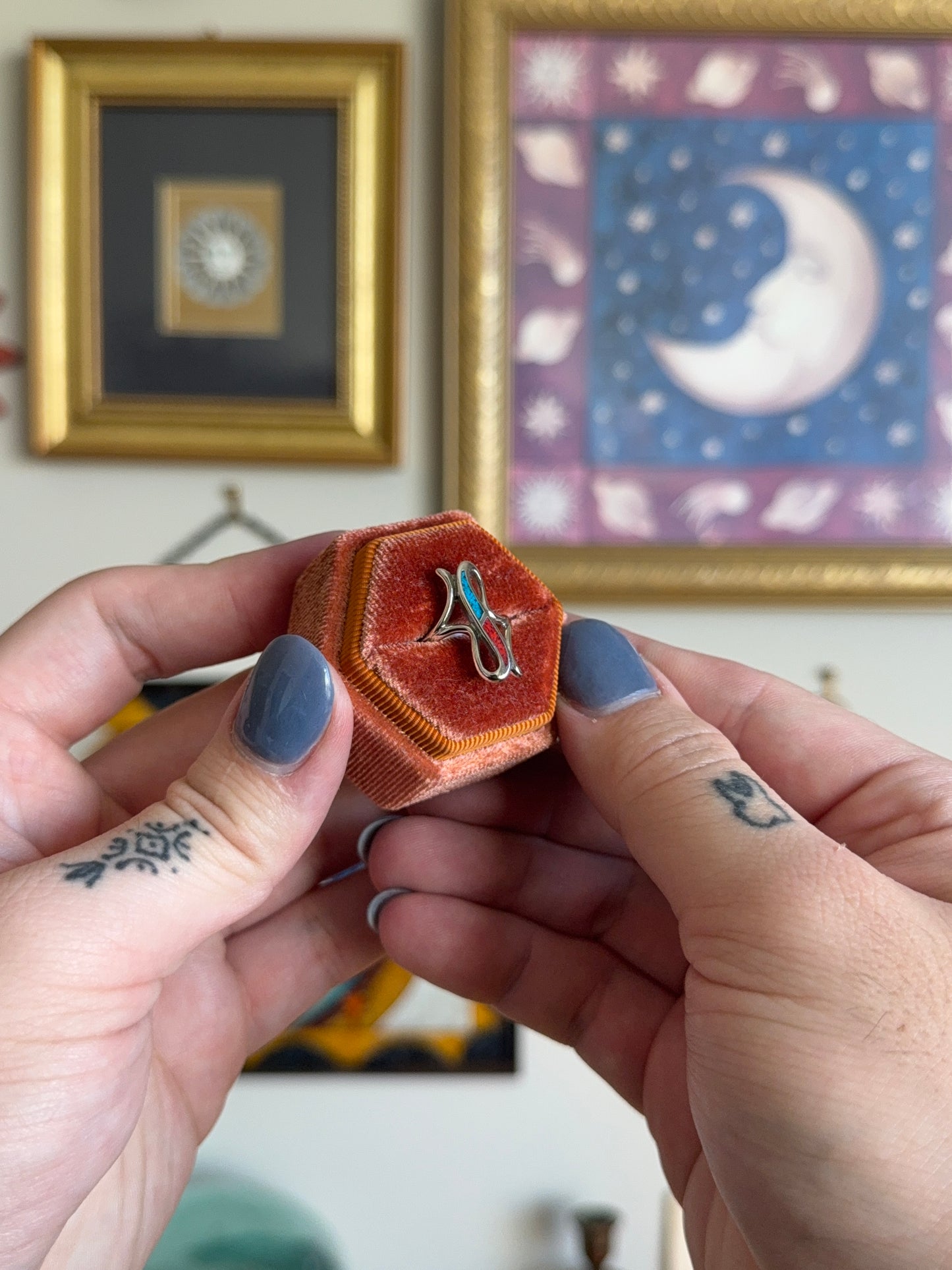 Intricate inlay ring