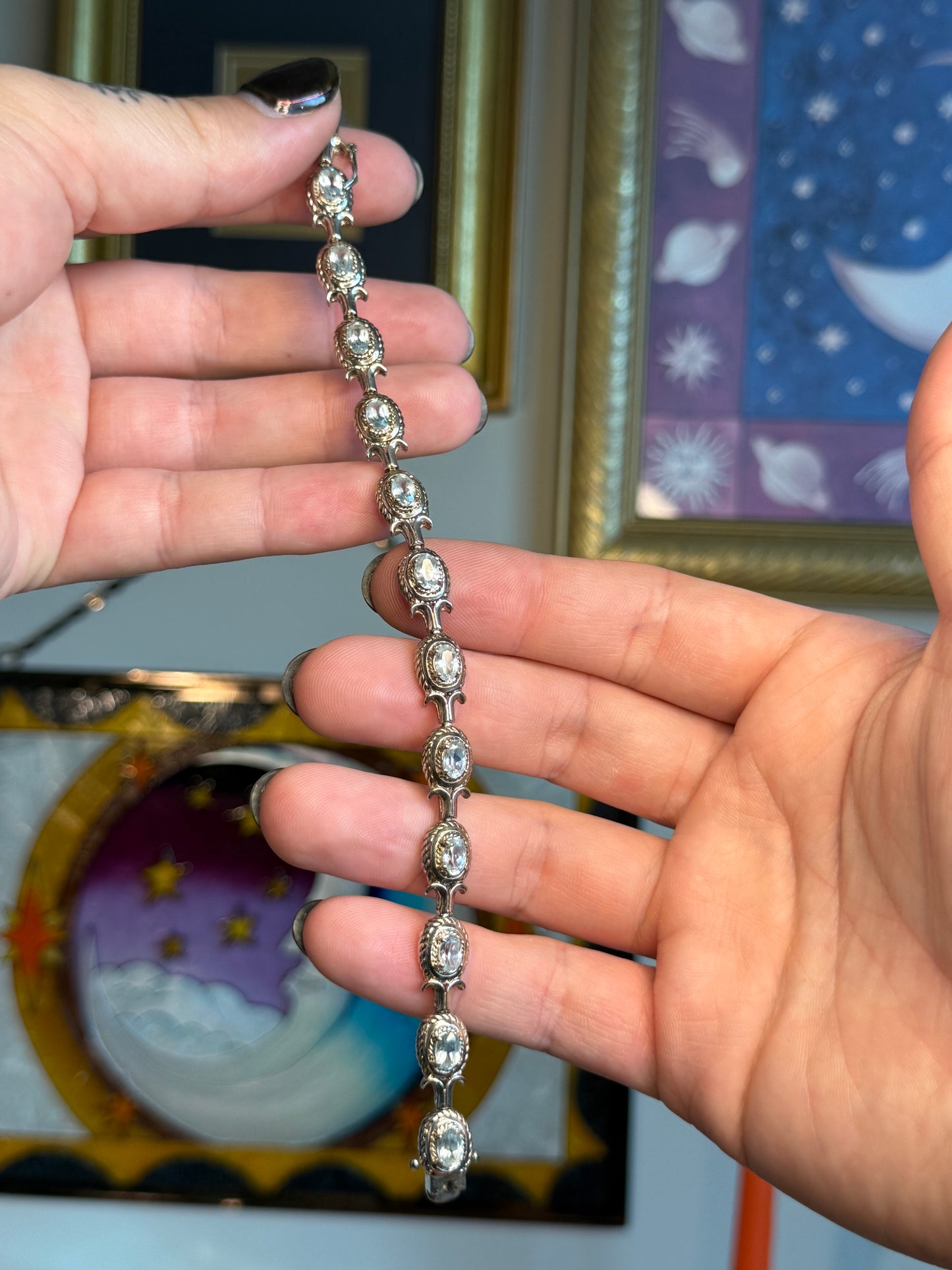 Aquamarine bracelet
