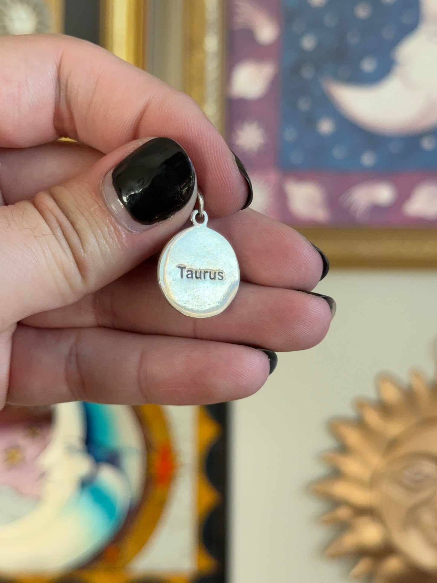 Silver Taurus Pendant