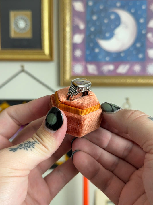 Chunky Abalone ring