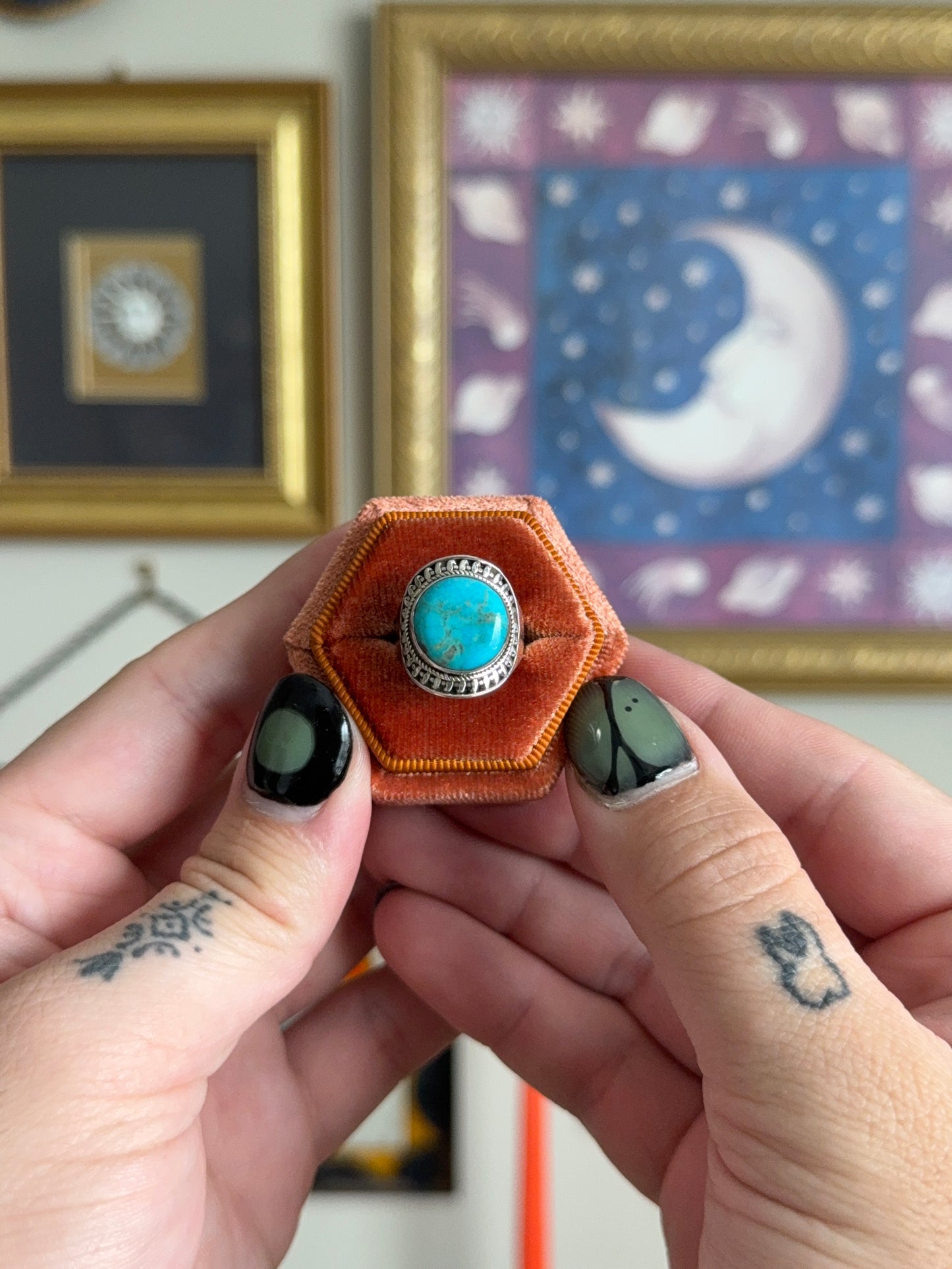 Chunky turquoise band