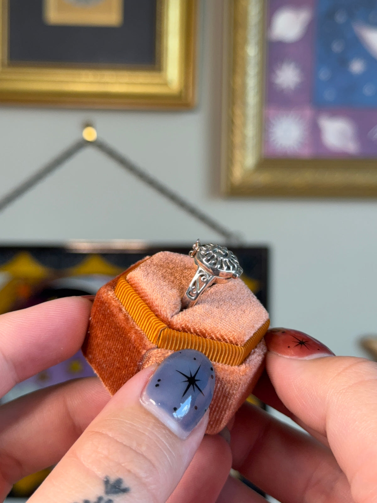 Celestial Sun Poison ring
