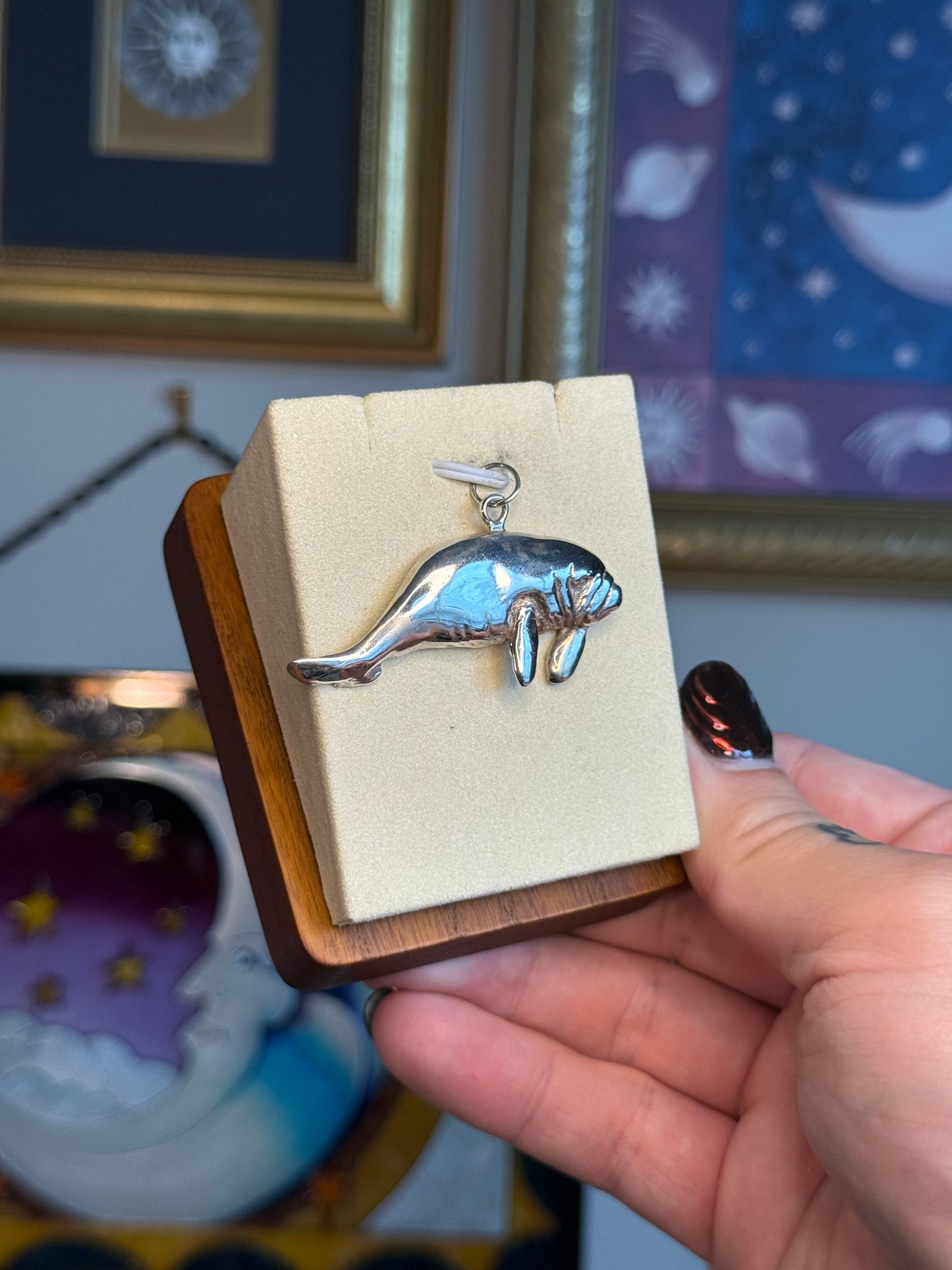 Manatee pendant
