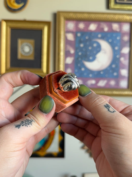 Chunky Abstract Square ring