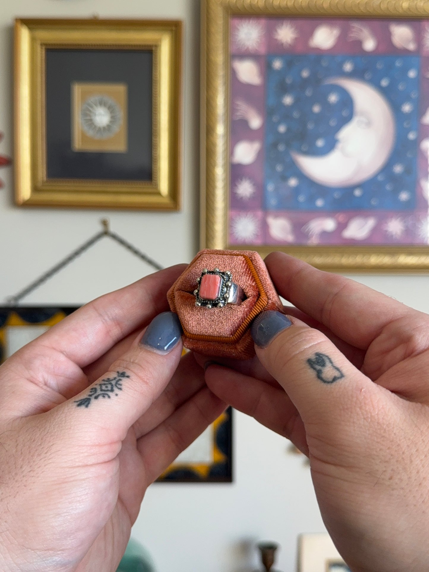 Square coral ring