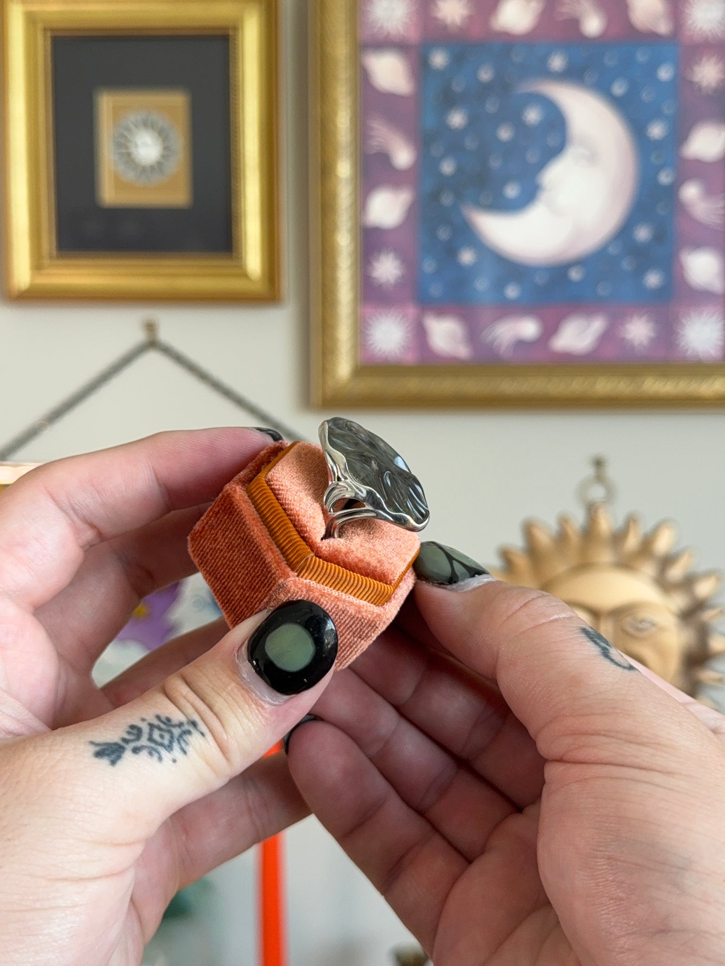 Carolyn pollack abalone ring