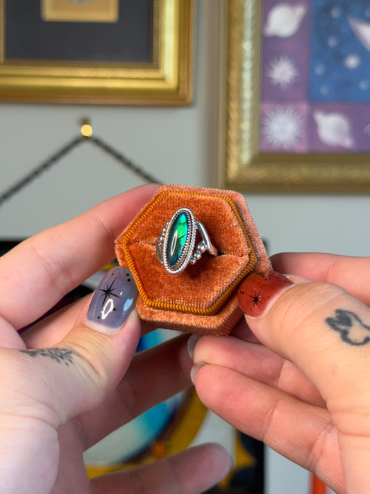 Elongated Abalone ring