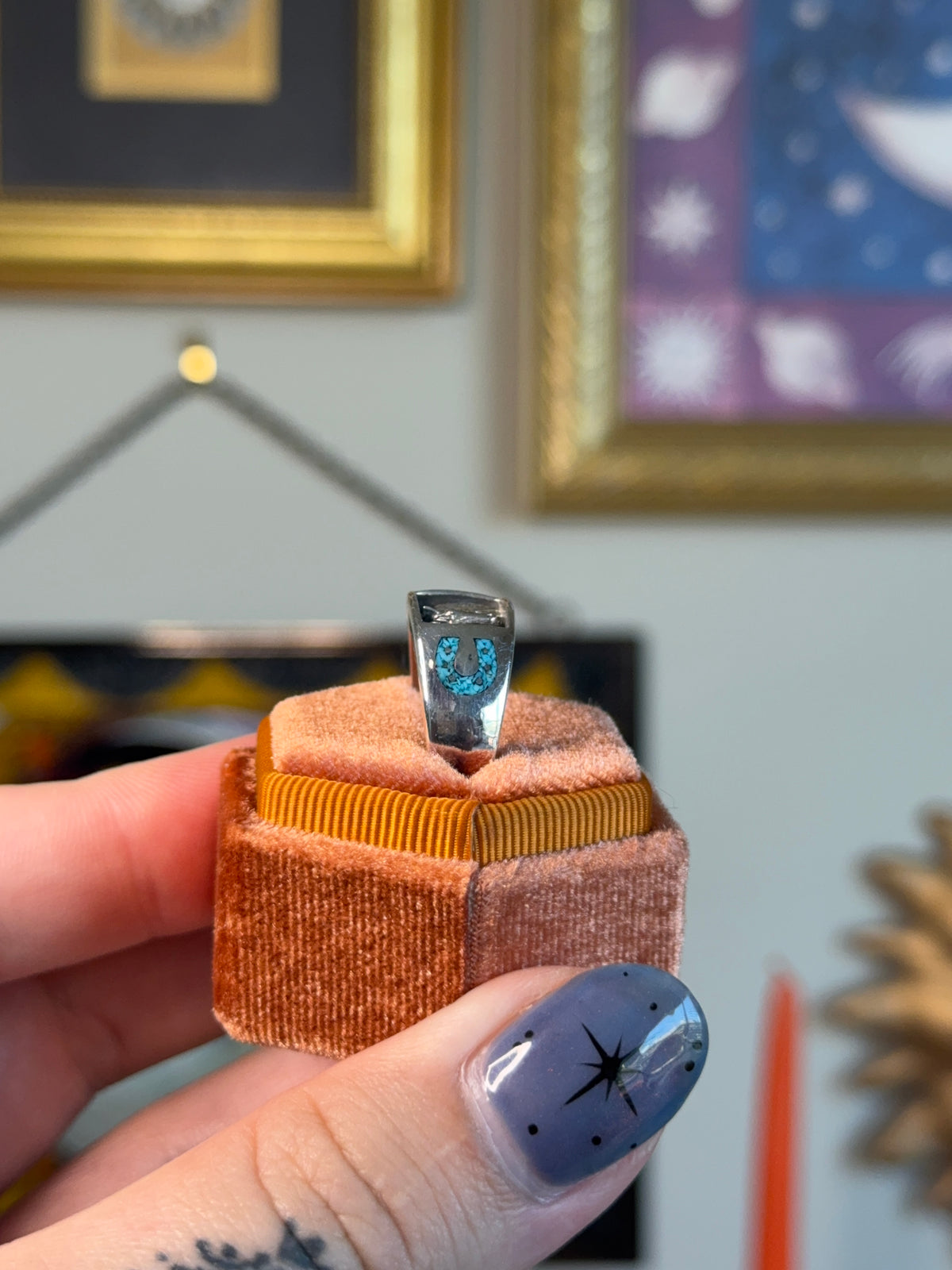 Turquoise horse band