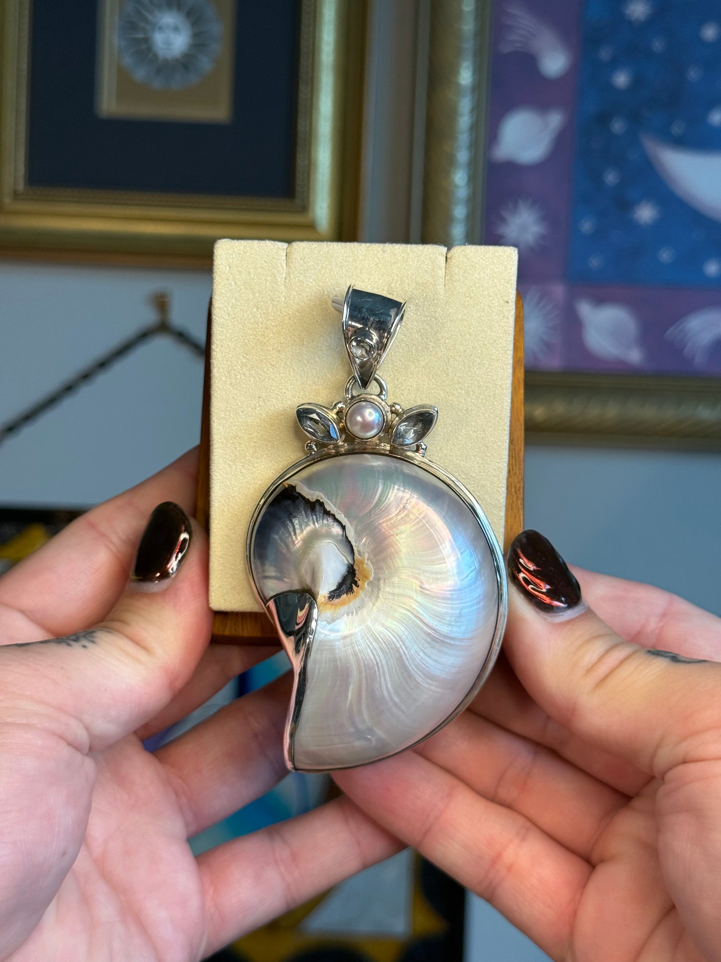 Nautilus Shell pendant