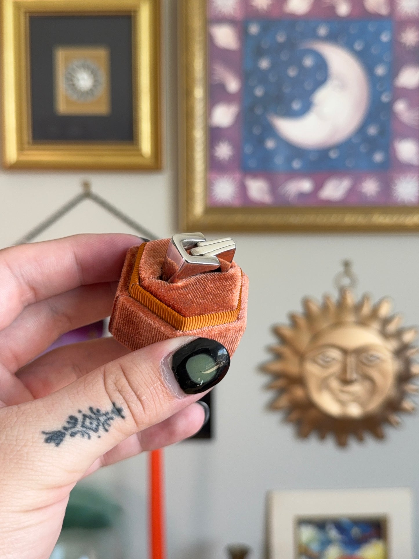 Unique modernist contemporary ring