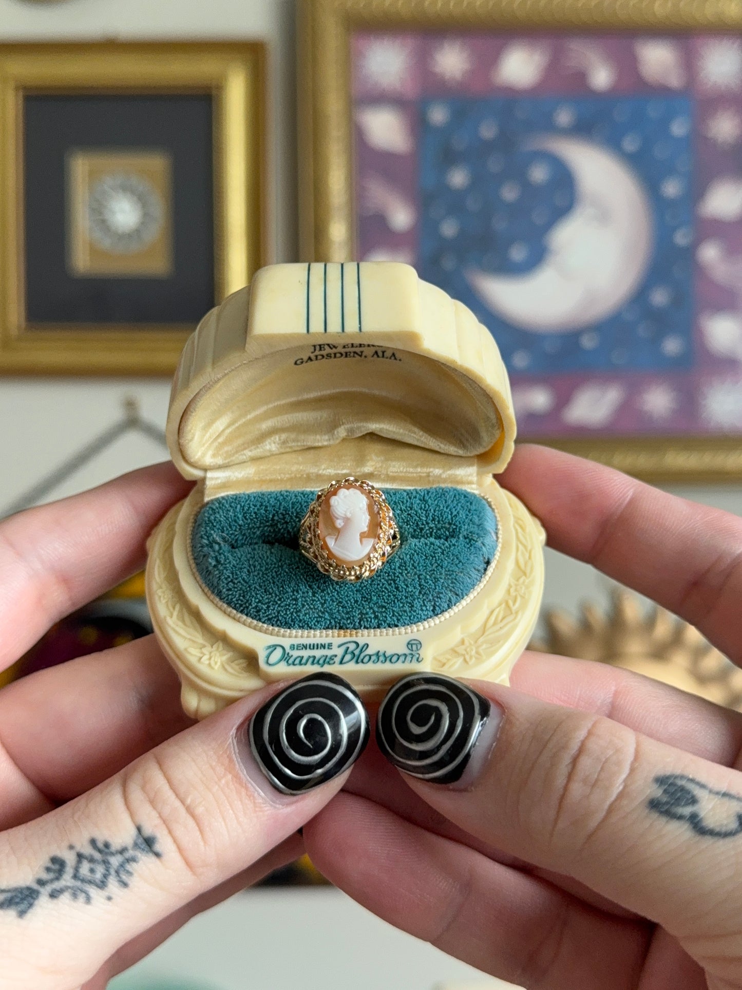 Ornate Cameo ring