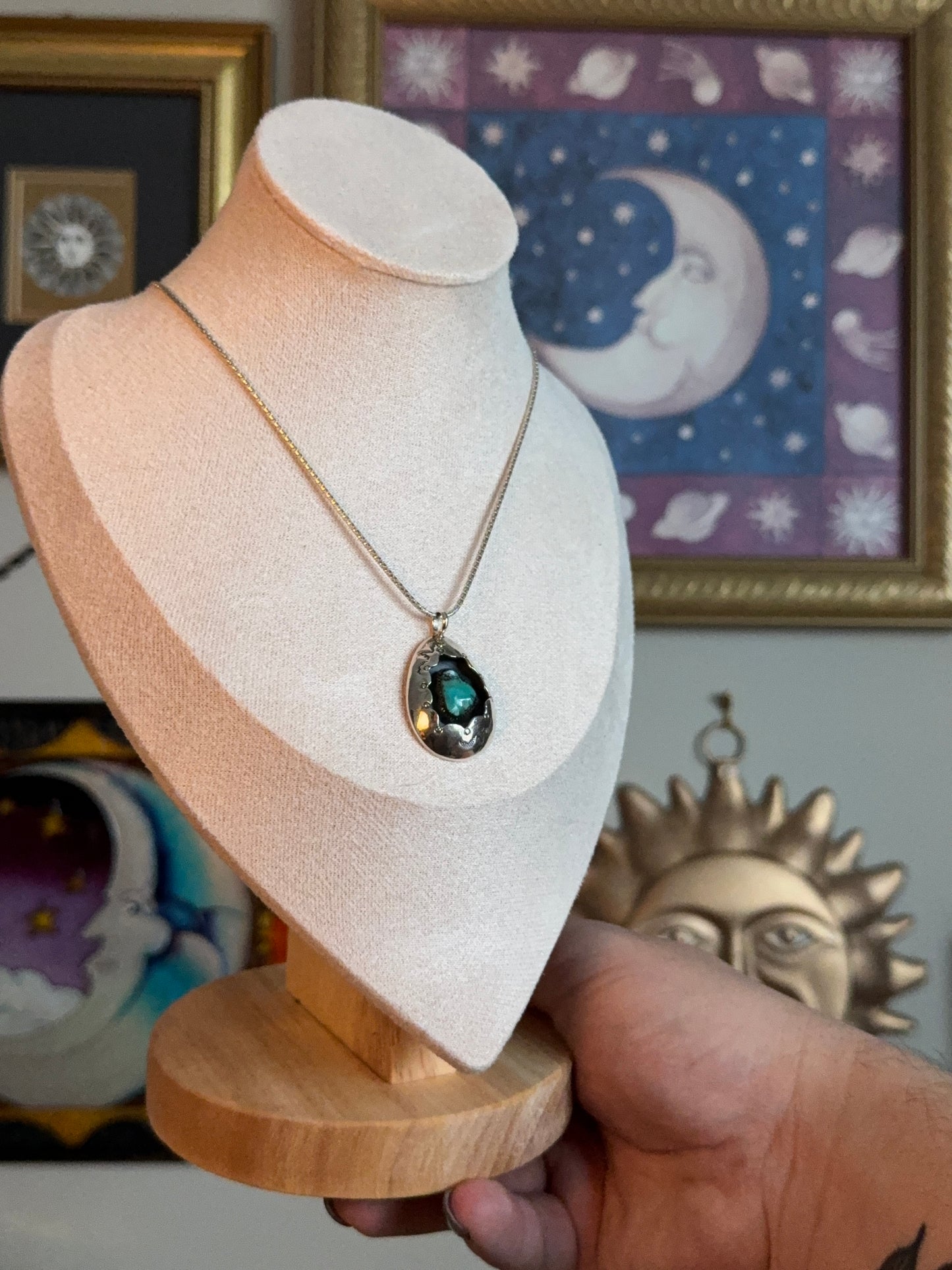 Sterling Silver Turquoise pendant