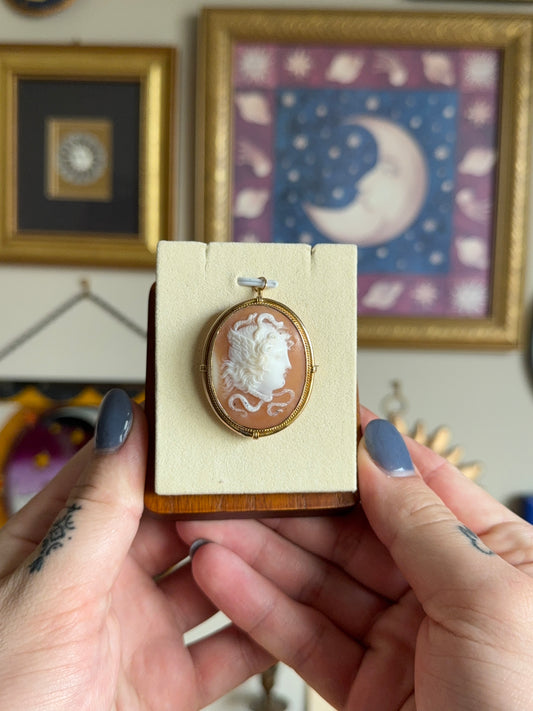 Antique Medusa cameo