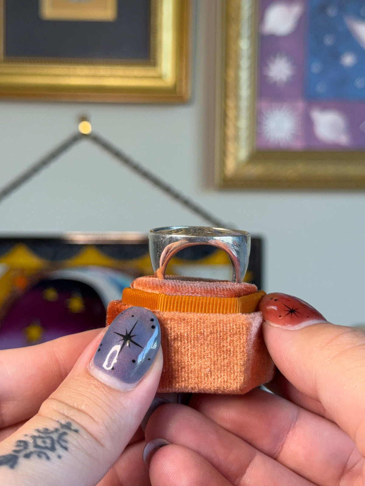 Silpada Roman coin statement ring