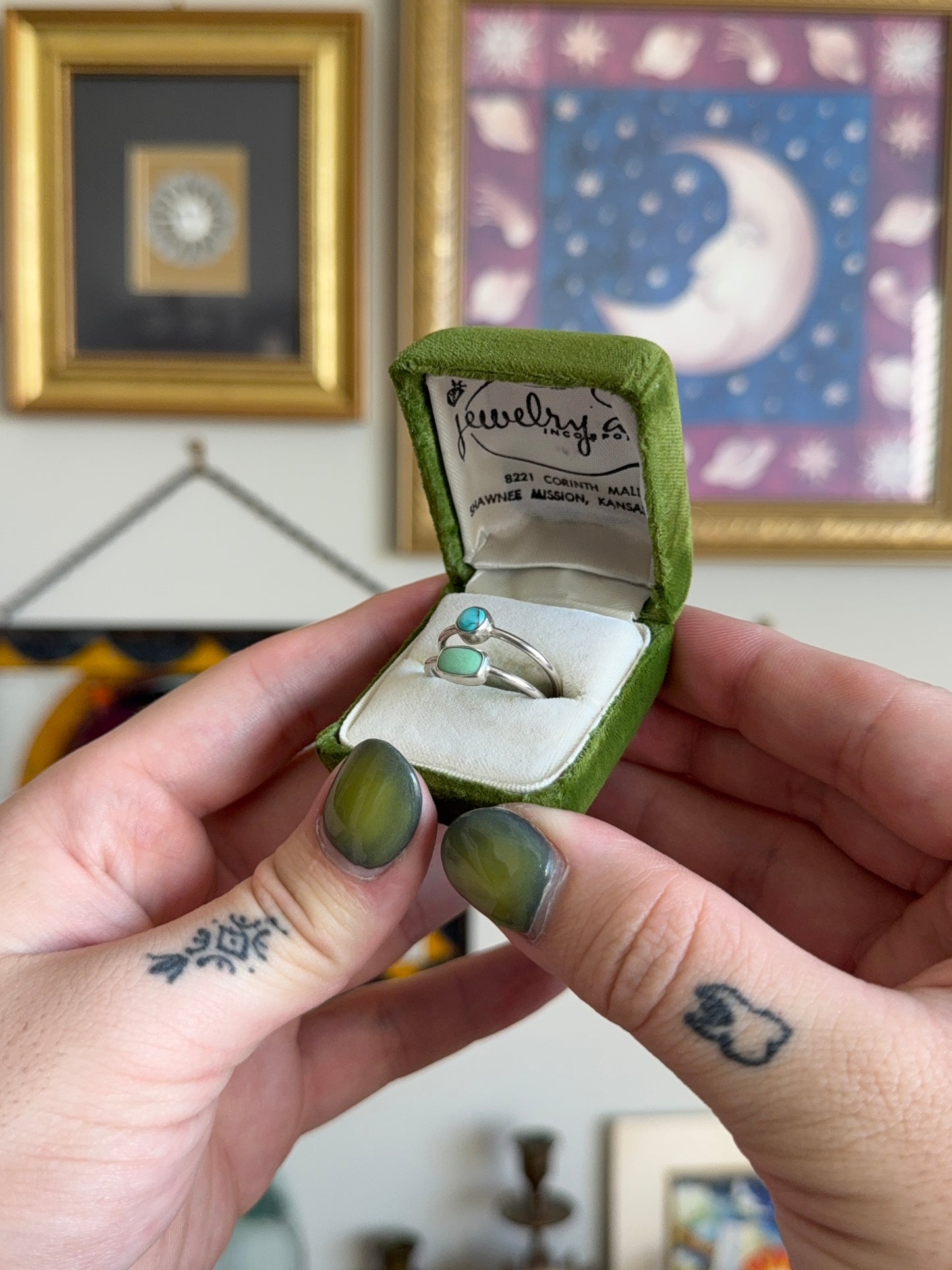 Turqouise & Variscite ring