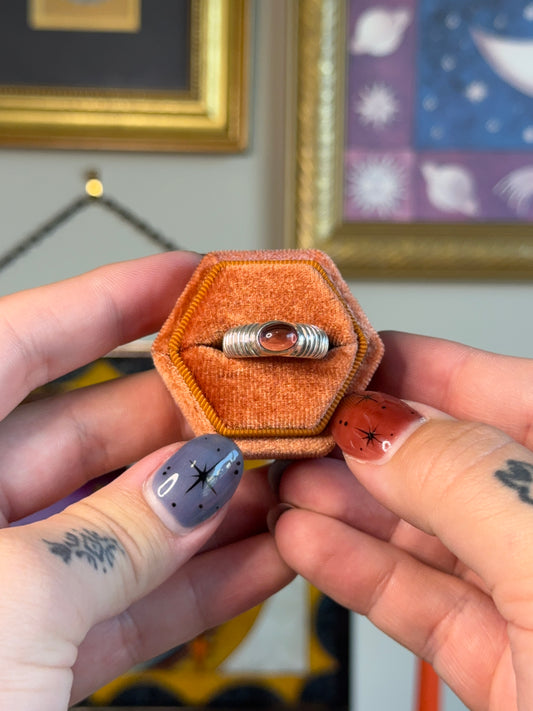 Horizontal Amethyst band
