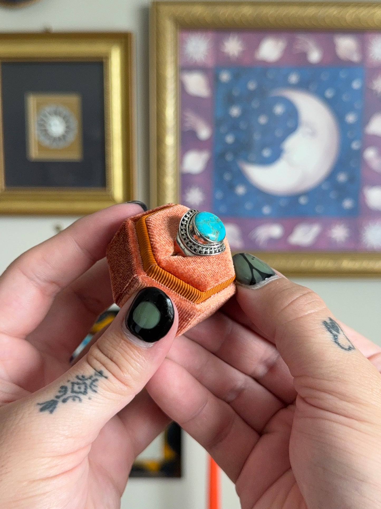 Chunky turquoise band