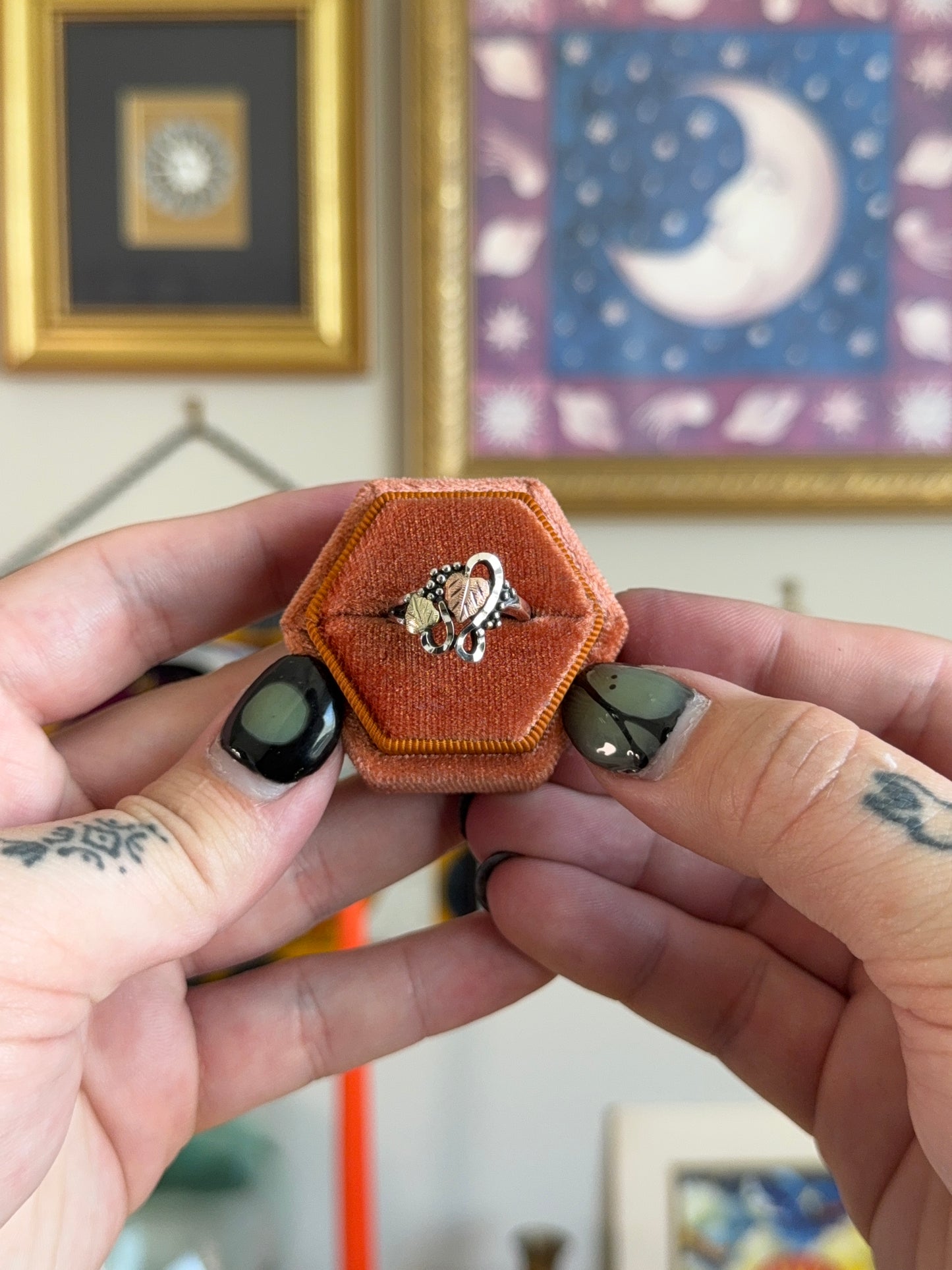Black hills silver ring