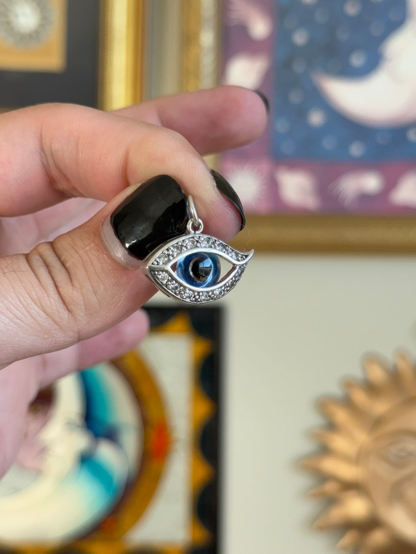 Silver Eye pendant