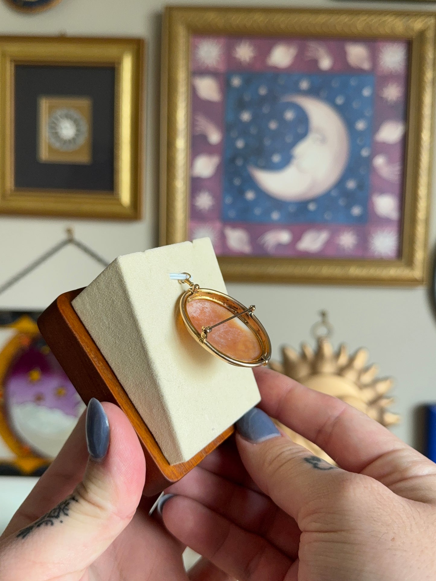Antique Medusa cameo