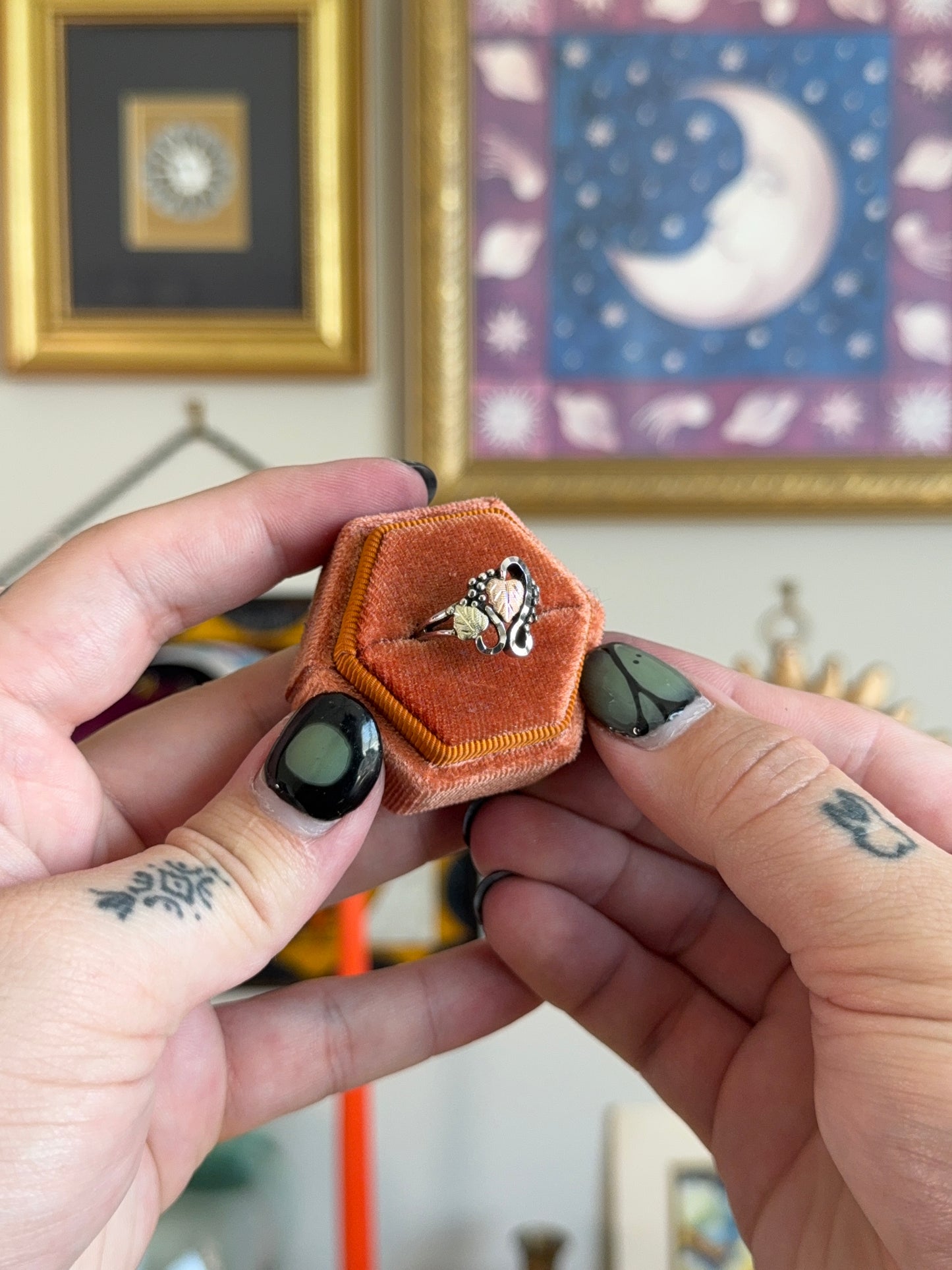 Black hills silver ring