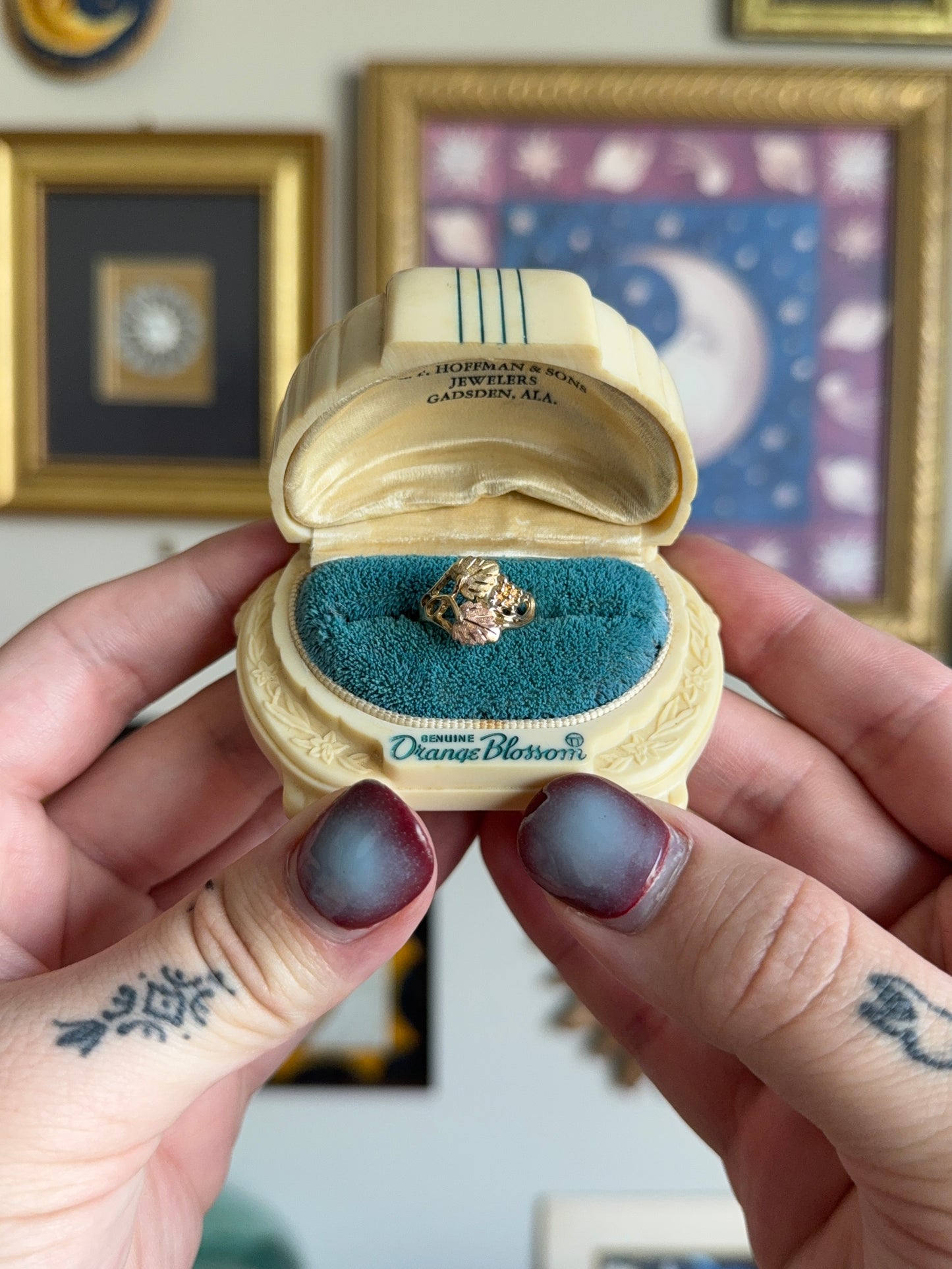 Black hills gold floral band