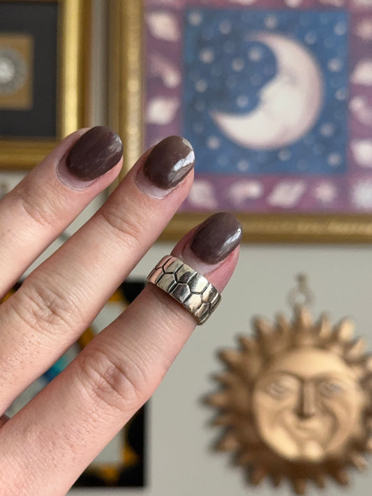 Sterling Silver Textured band