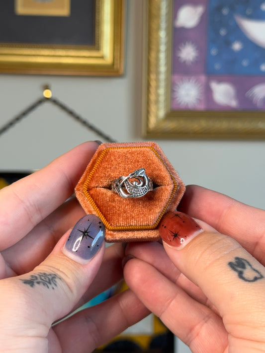 Celtic dragon ring