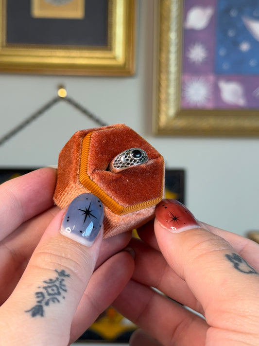 Black onyx celestial band
