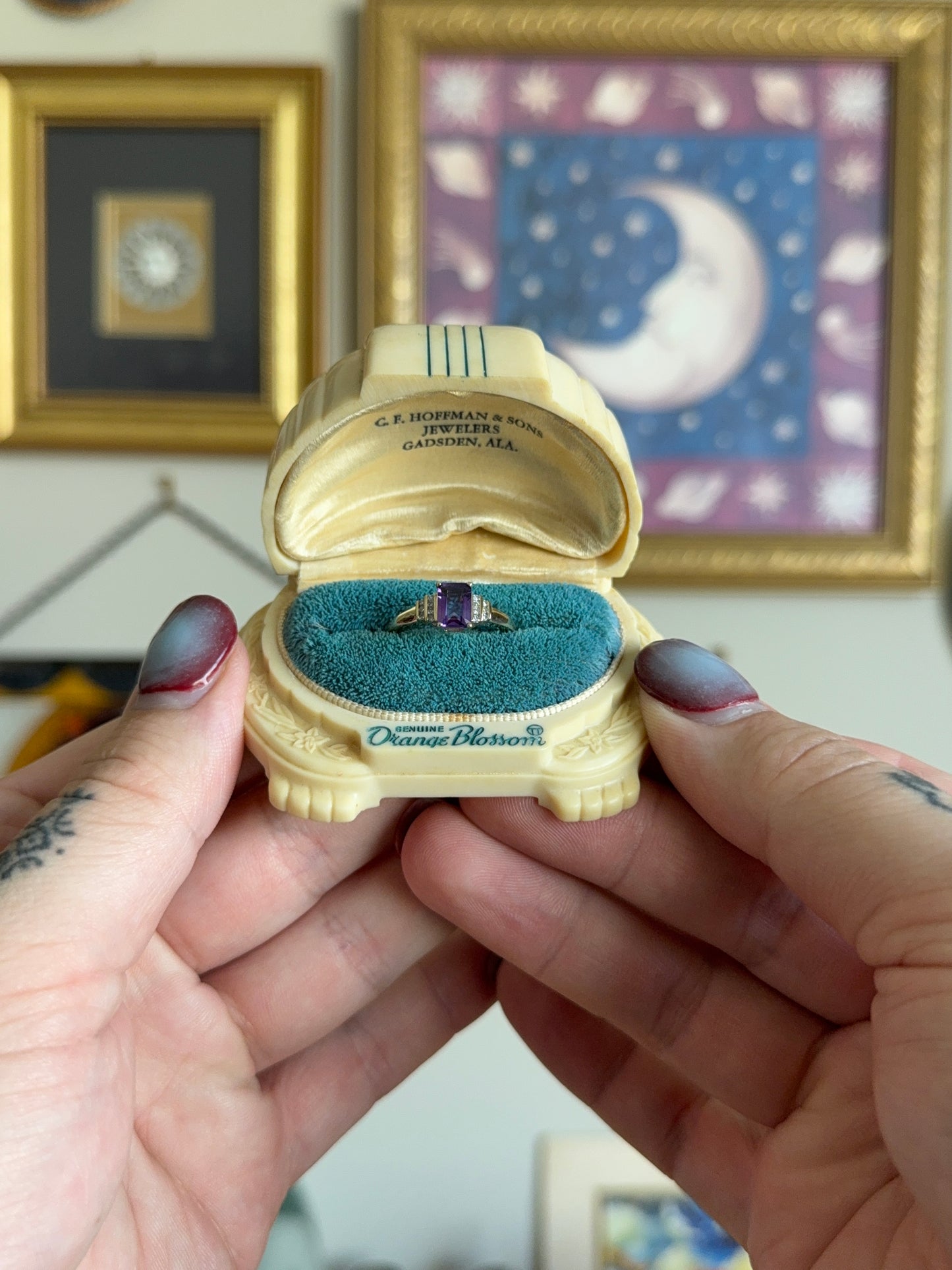 Amethyst Gold ring