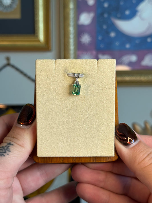 Green tourmaline pendant