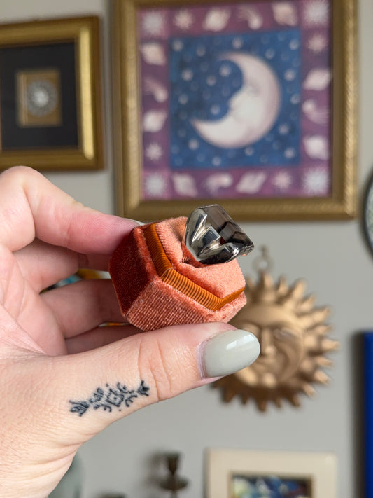 Rectangular agate signet