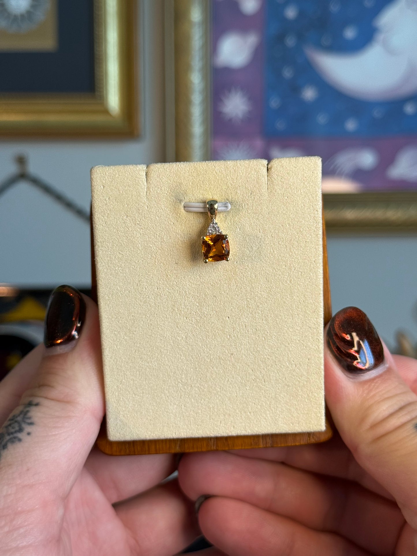 Citrine pendant