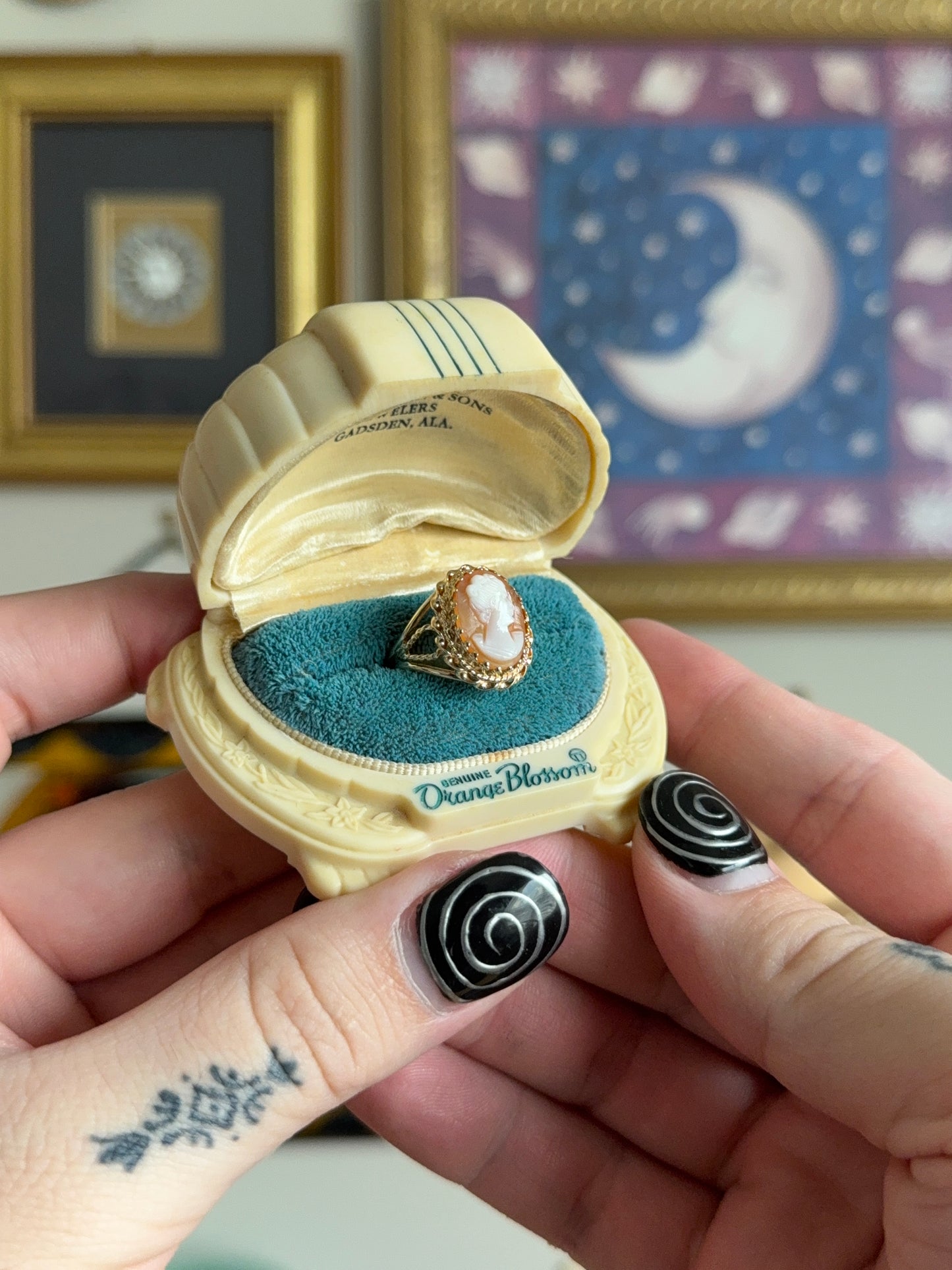 Ornate Cameo ring